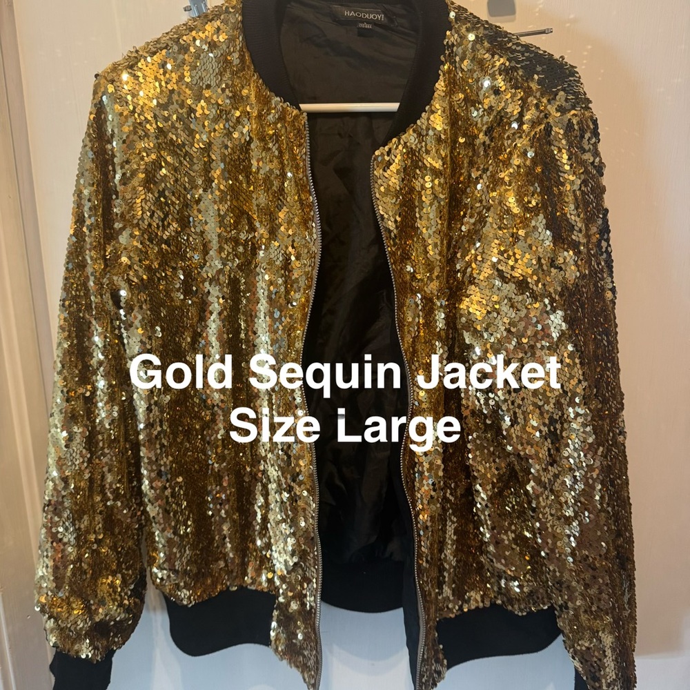 Gold Sequin Jacket